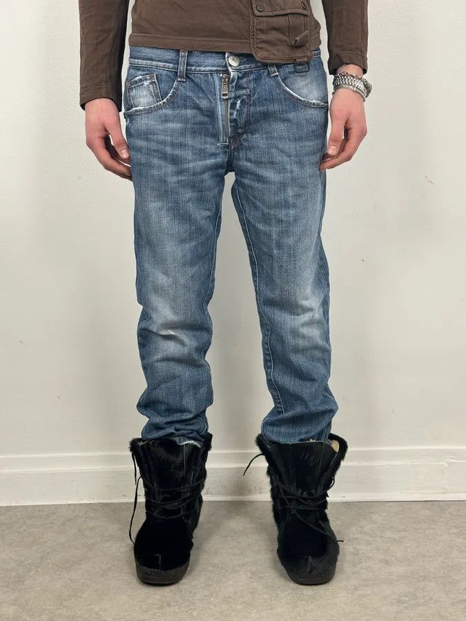 Marithe + Francois Girbaud 2000s Marithé + François Girbaud Blue Cozy Denim Jeans Size US 32 / EU 48 - 1 Thumbnail
