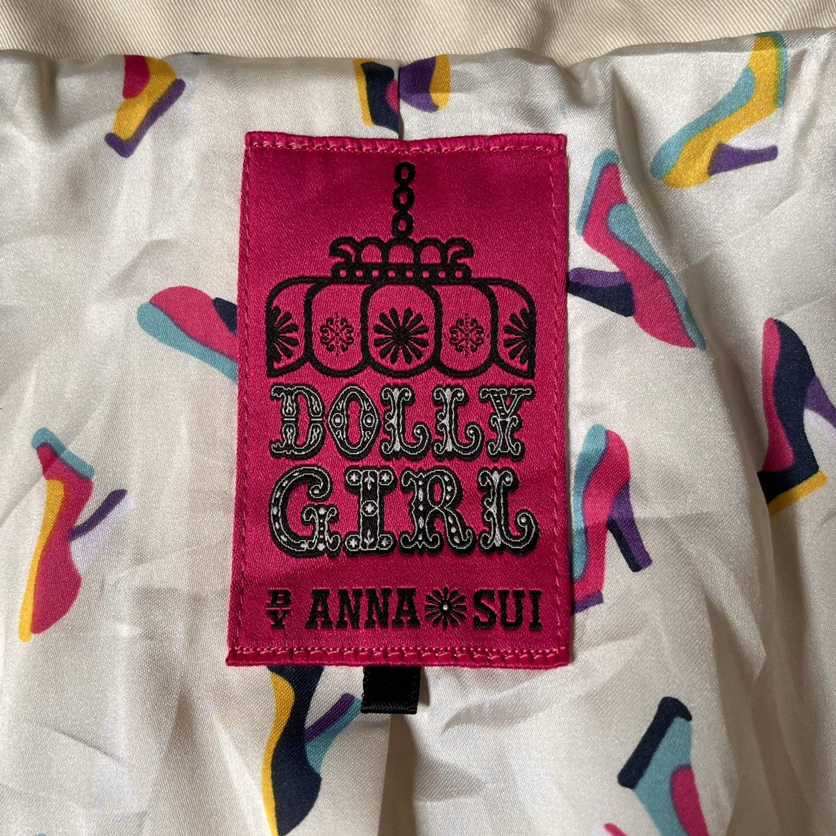 Anna Sui 2000s Archive Dolly Girl By Anna Sui Fit Flare Coat Punk xs Size XS / US 0-2 / IT 36-38 - 21 Thumbnail