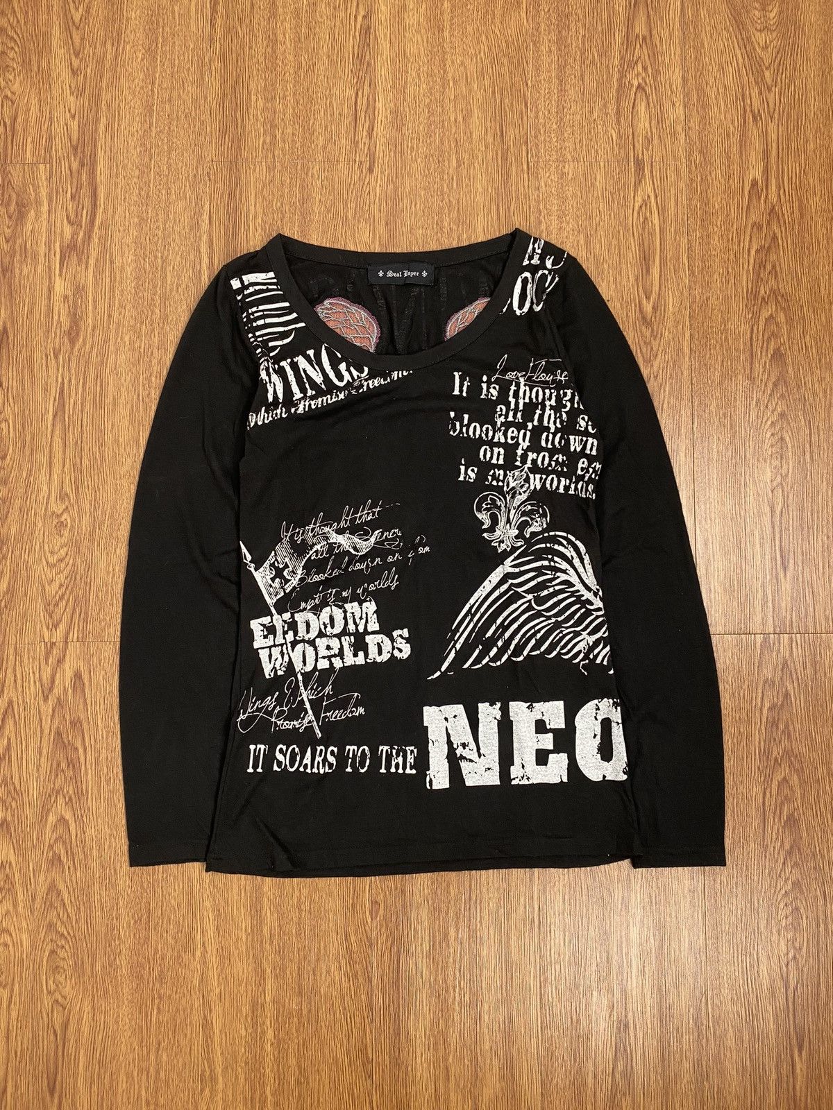 If Six Was Nine × Japanese Brand × Le Grande Bleu (L.G.B.) Seal layer angel longsleeve shirt Size US S / EU 44-46 / 1 - 2 Thumbnail