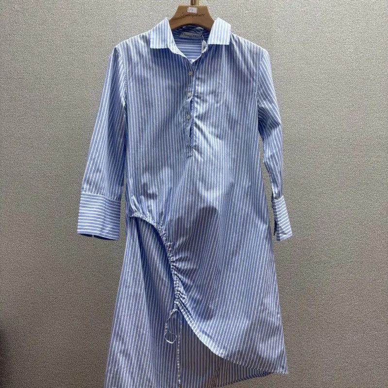 Dior Dior Striped Cotton Shirt for Women 0089 Size S / US 4 / IT 40 - 1 Thumbnail