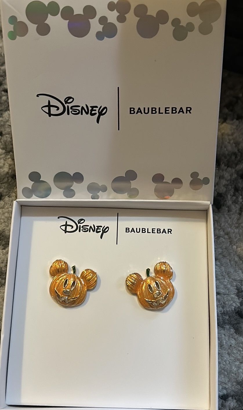 Disney Disney BAUBLEBAR Mickey Mouse Pumpkin Jack O Lantern Earring Size ONE SIZE - 3 Thumbnail