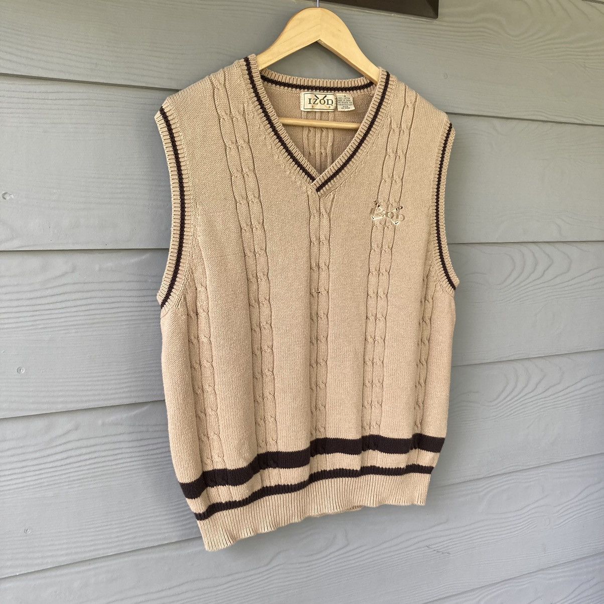Izod × Vintage Vintage Izod Sweater Vest Size M Size M / US 6-8 / IT 42-44 - 2 Thumbnail