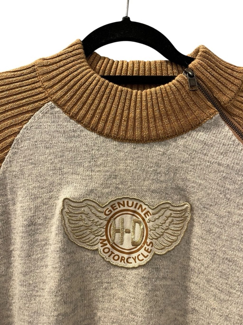 Harley Davidson Harley Davidson NWT Wool Wing Patch Zippered Ski Sweater 2XL Size US XXL / EU 58 / 5 - 3 Thumbnail
