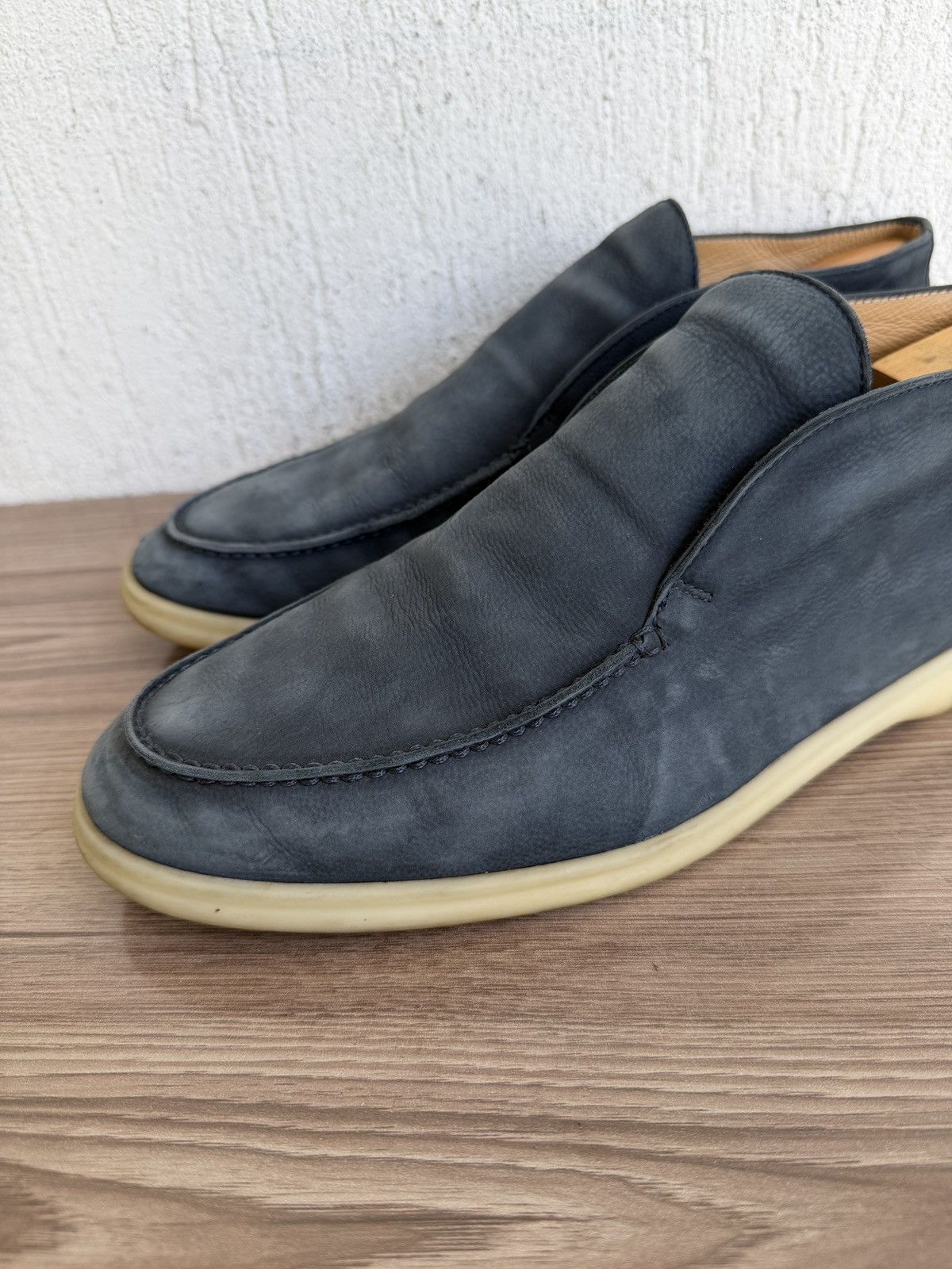Loro Piana open walk leather loafers Size US 10 / EU 43 - 3 Thumbnail