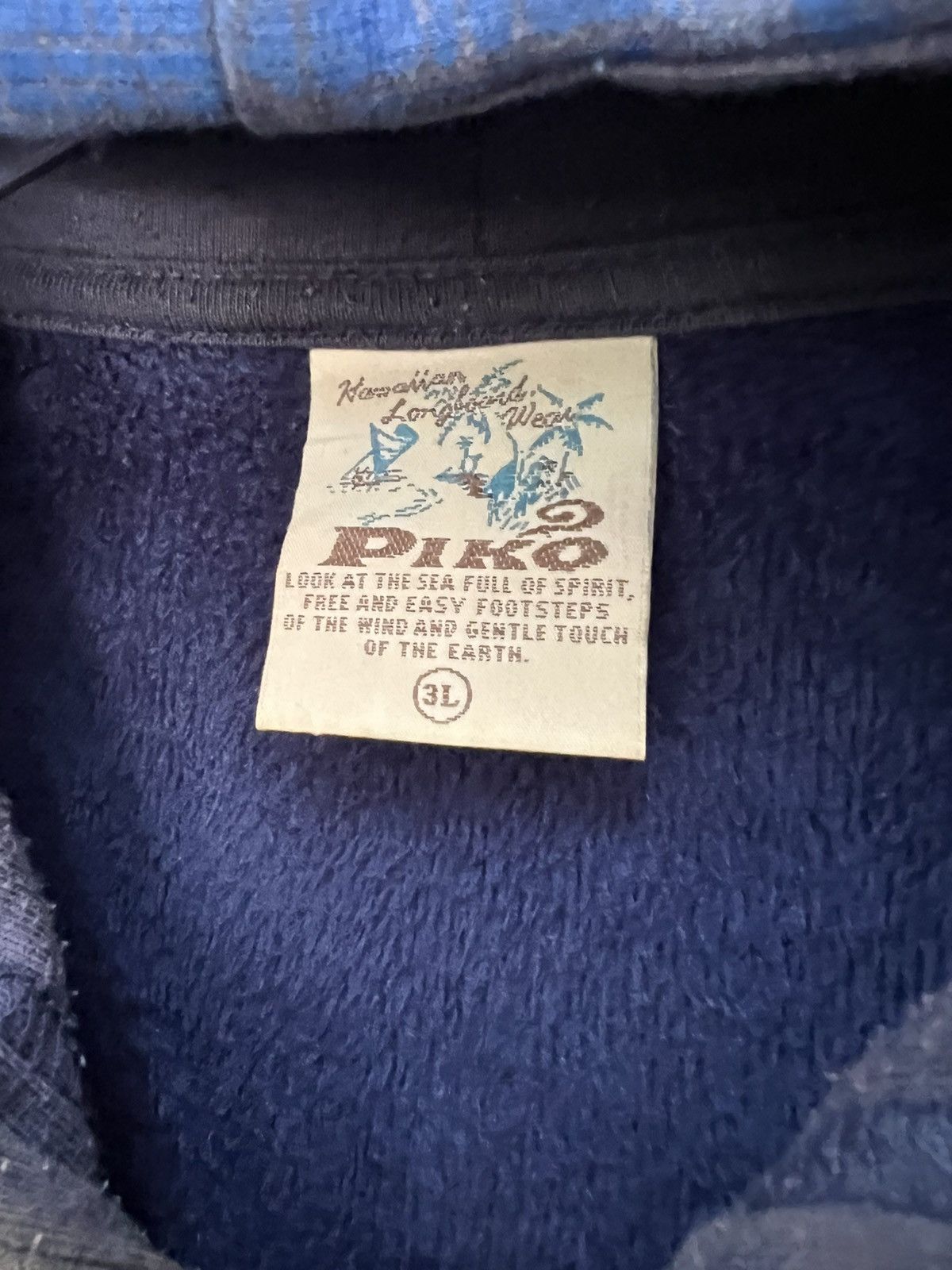 Vintage 🔥 SURF🔥 Piko surfing style Full Printed Zipper Hoodie - 3L Size US XL / EU 56 / 4 - 6 Thumbnail