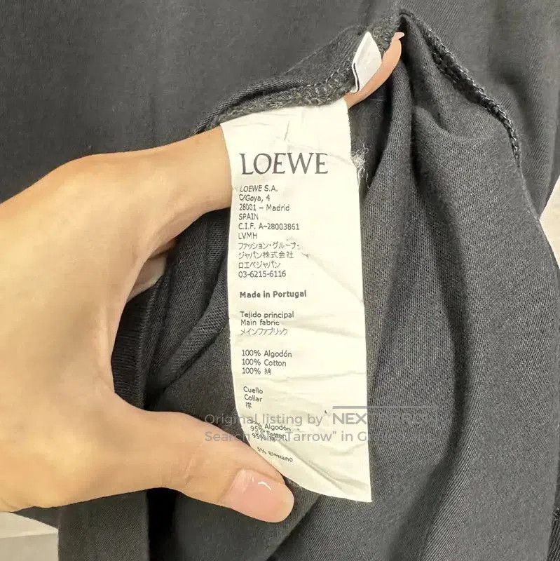 Loewe Loewe Summer Black Cotton Short Sleeve T-Shirt . Size M / US 6-8 / IT 42-44 - 5 Thumbnail