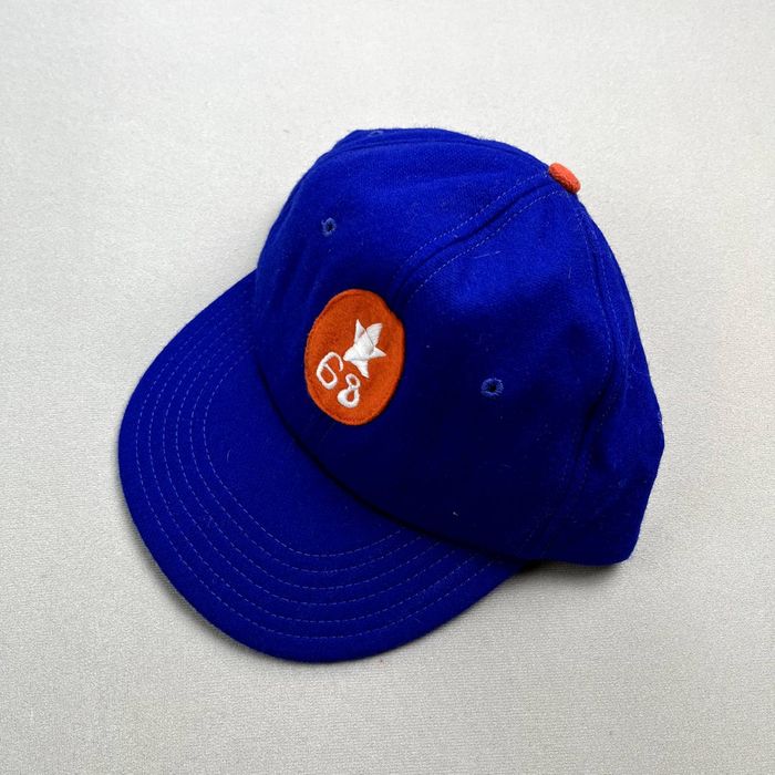 Japanese Brand 68&Brothers Mets Hat Cap Fitted 7-1/2 Blue Baseball