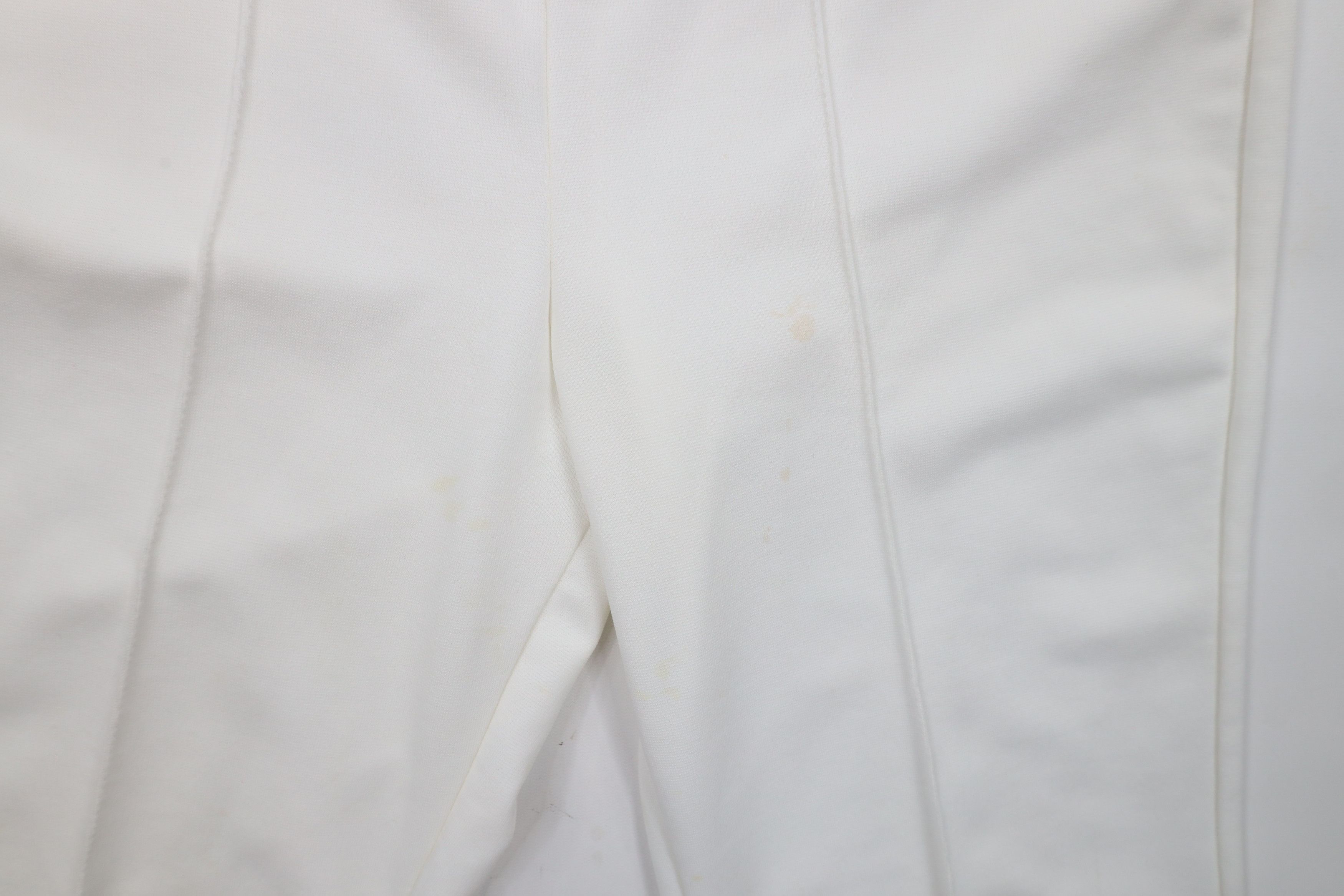 Vintage Vintage 70s Streetwear Knit Bell Bottoms Pants White USA Size 32" / US 10 / IT 46 - 7 Thumbnail