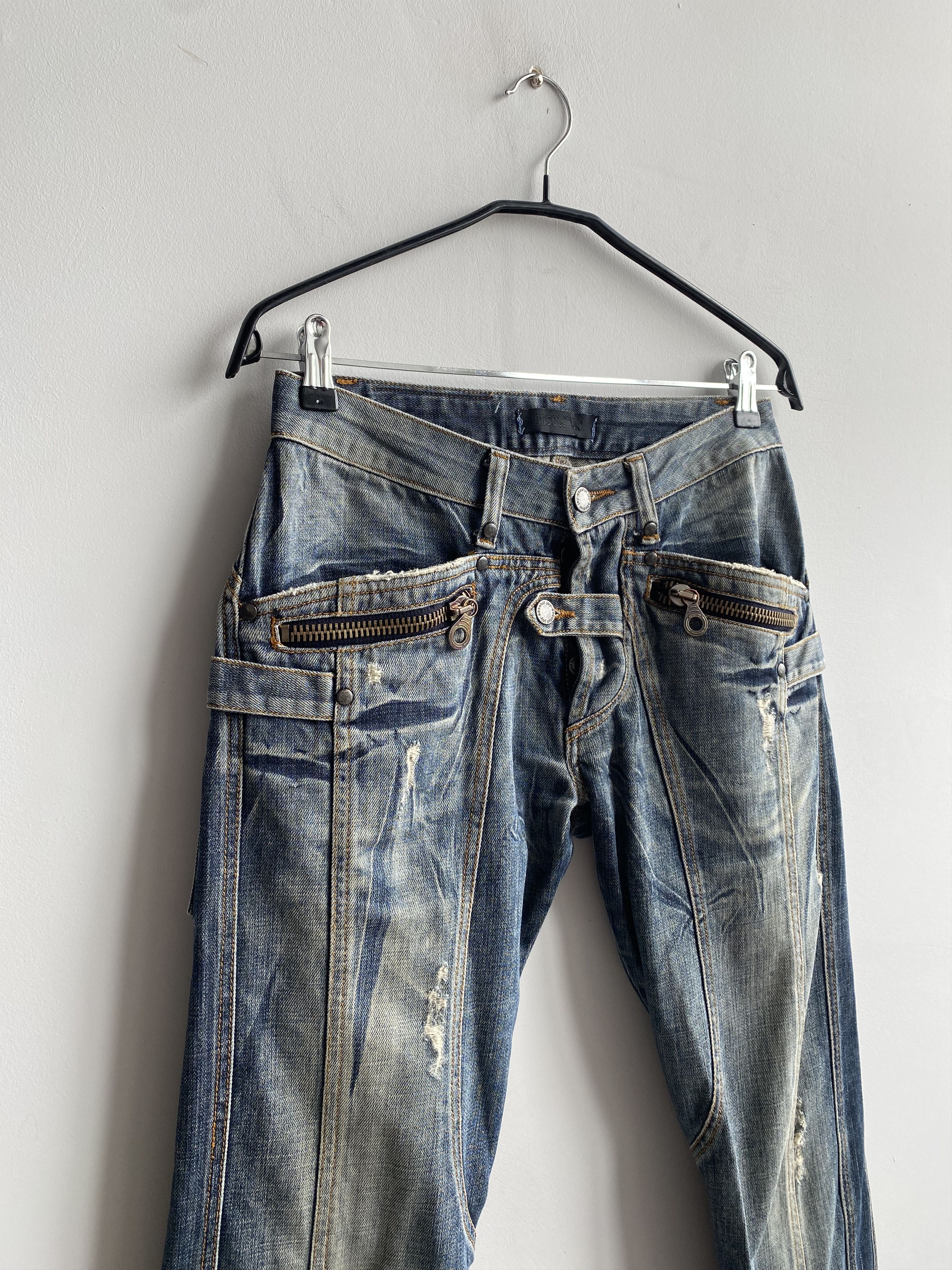 Absolut Joy Vintage Y2K Absolut JOY Damage Jeans Size US 29 - 2 Thumbnail