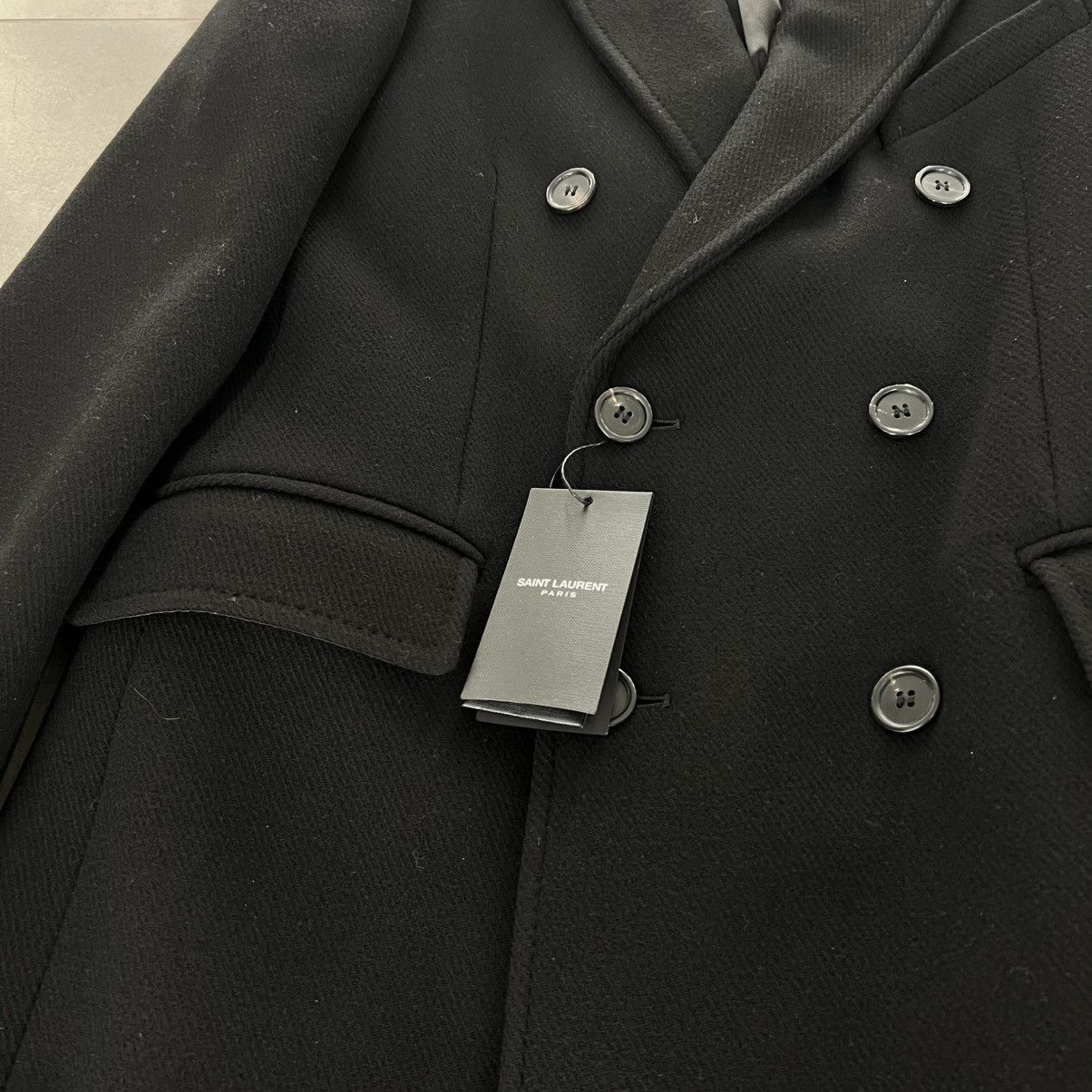 Saint Laurent Paris Saint Laurent Wool Coat in Medium Size US M / EU 48-50 / 2 - 3 Thumbnail