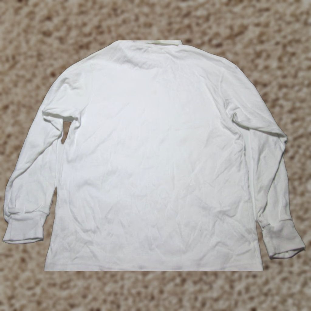 Vintage Katherine Bishop Sweatshirt Women M White Long Sleeve Turtleneck Cotton Blend Pullover NWT Size M / US 6-8 / IT 42-44 - 1 Thumbnail