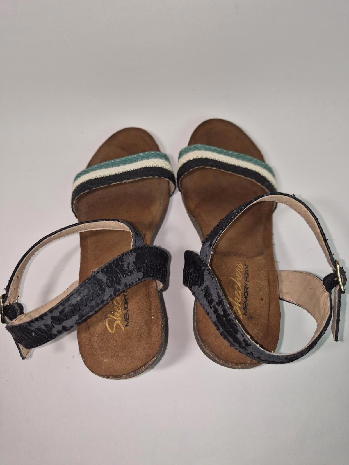 SKECHERS SKECHERS Brystol Night Skies Strappy Sandal Wedge Women SZ8 Size US 8 / IT 38 - 8 Thumbnail