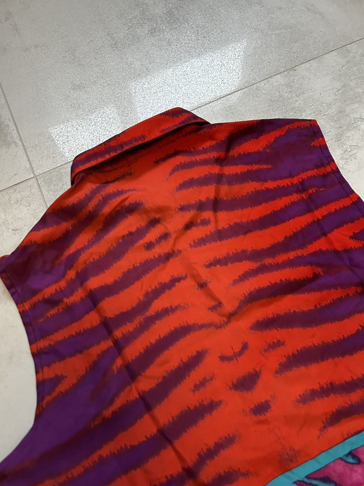 Versace Versace sleeveless Floral sex Silk Button Down Shirt Size US L / EU 52-54 / 3 - 7 Thumbnail