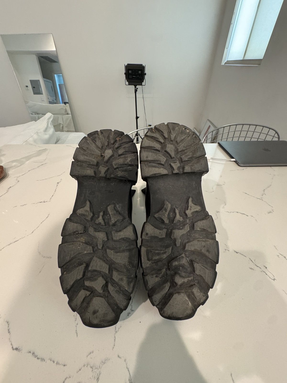 Rick Owens × Rick Owens Drkshdw RICK OWENS TRACTOR BOOTS Size US 10 / EU 43 - 6 Thumbnail