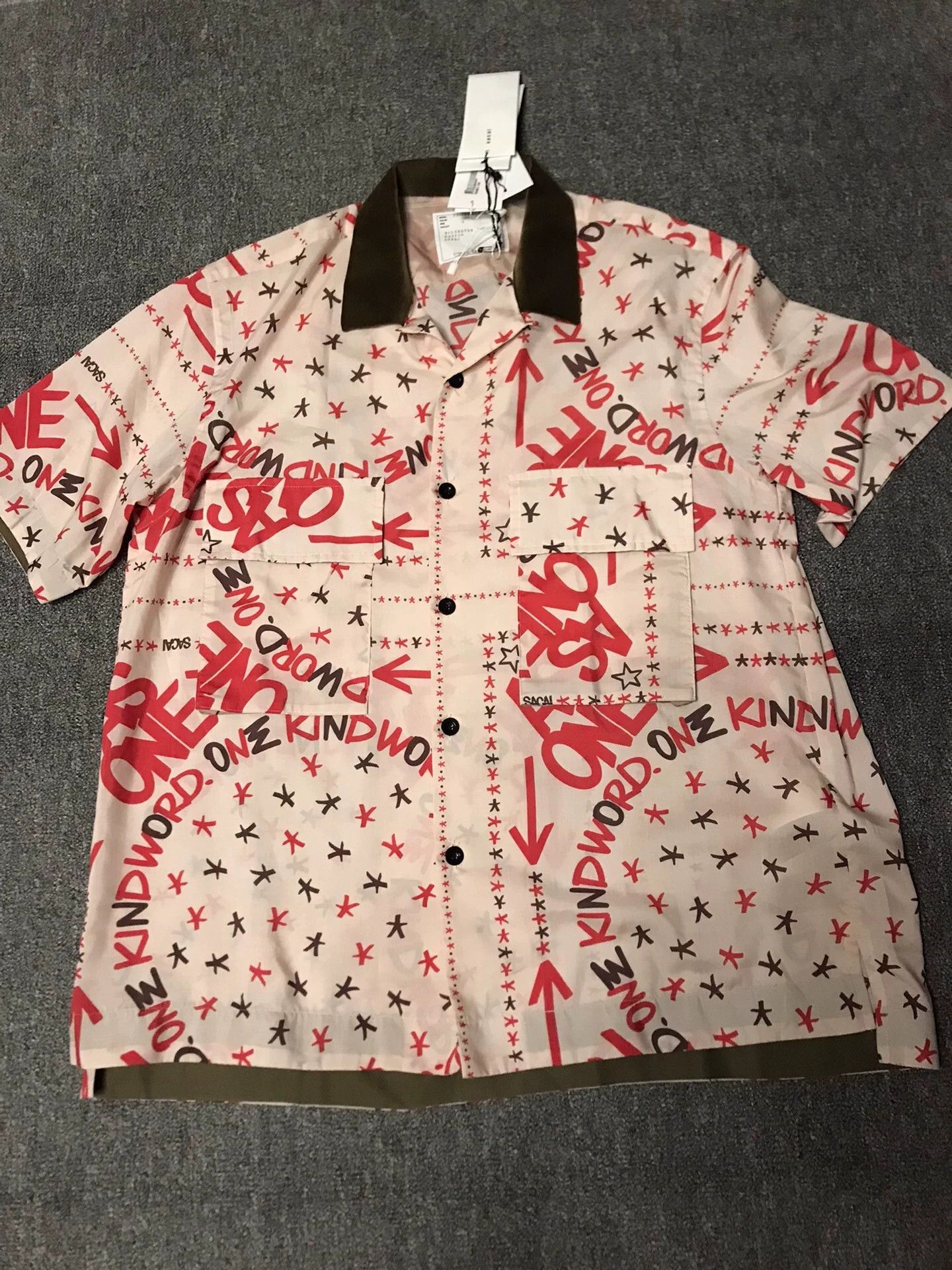 Sacai Sacai Short-Sleeve Shirt Double Pocket Logo New Size4 Size US XL / EU 56 / 4 - 3 Thumbnail