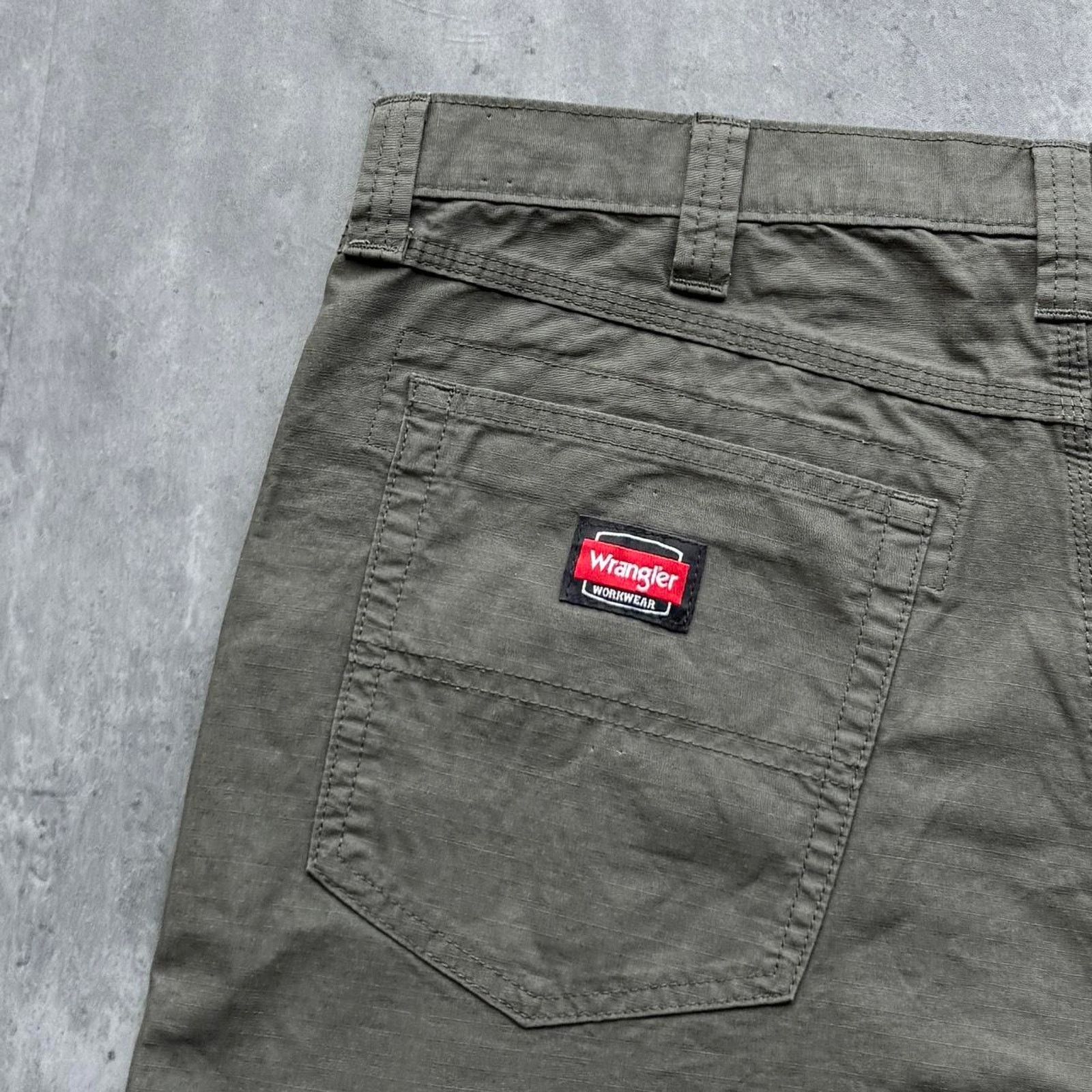 Carhartt × Vintage × Wrangler Vintage Y2K Carhartt Style Baggy Carpenter Skater Tech Pants Size US 38 / EU 54 - 4 Thumbnail