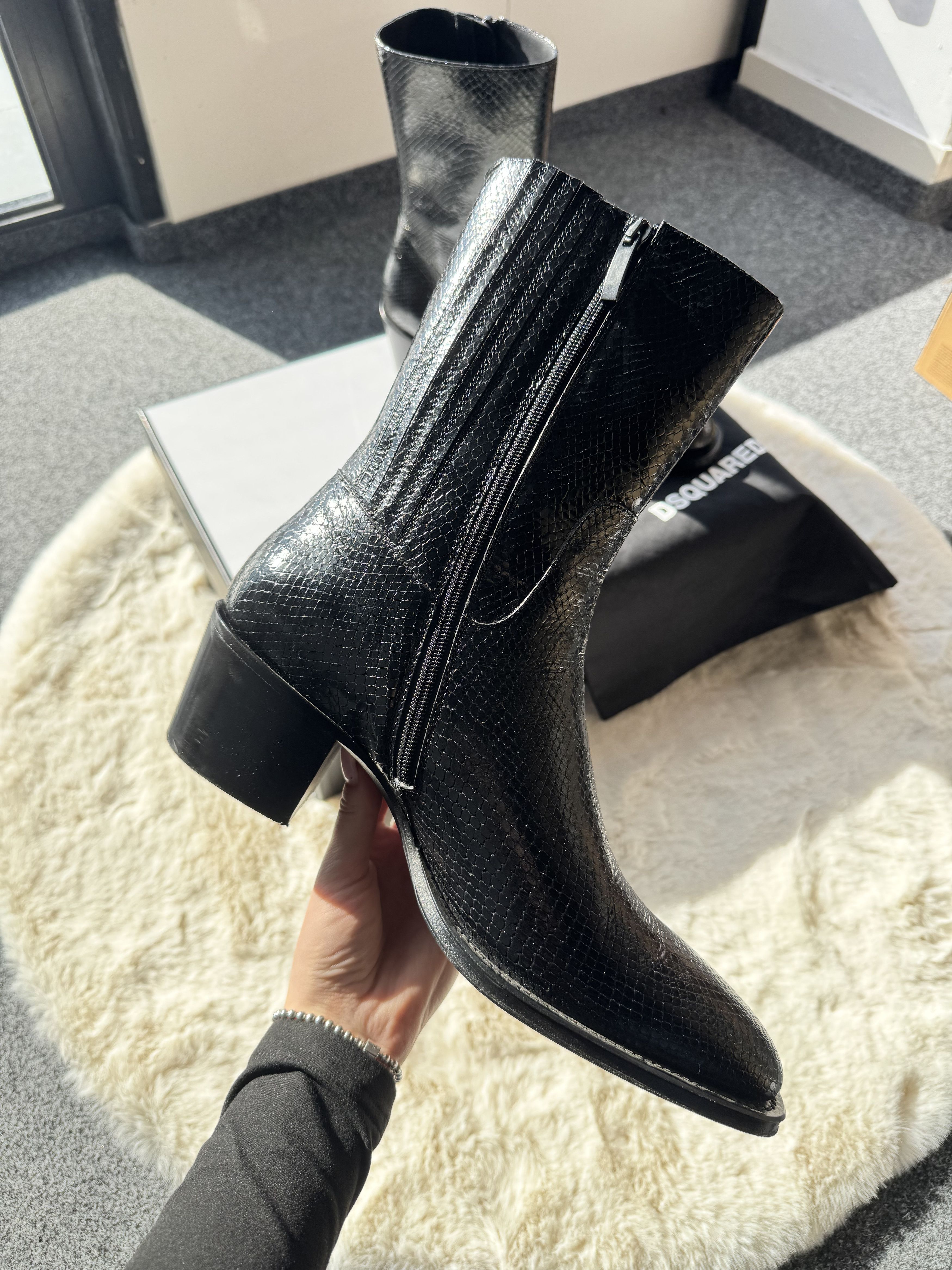 Dsquared2 Dsquared2 43 black ankle boots cowboy boots Size US 10 / IT 40 - 5 Thumbnail