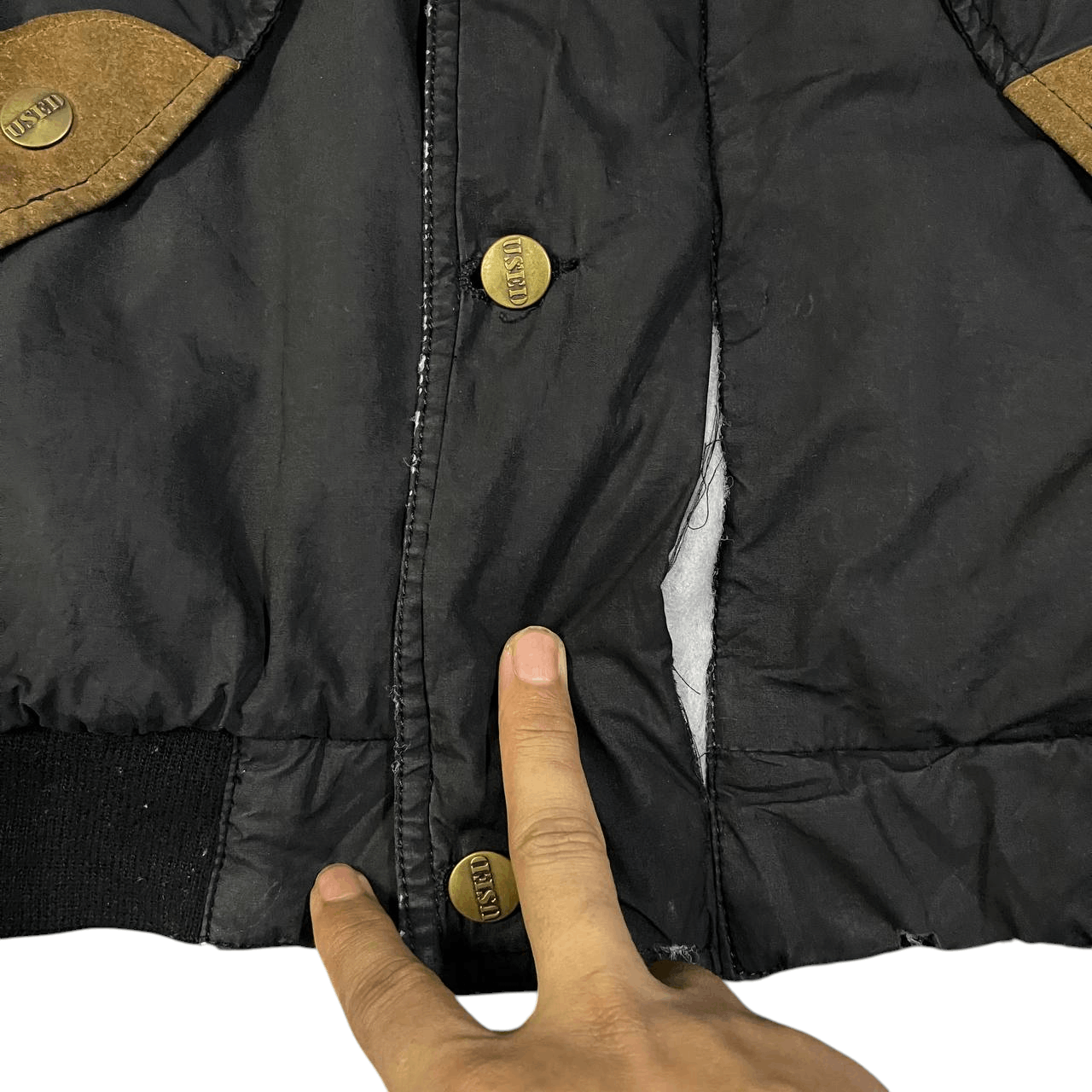 Used Future Vintage Used Hardware Bomber Jacket Thrashed Size US M / EU 48-50 / 2 - 10 Thumbnail