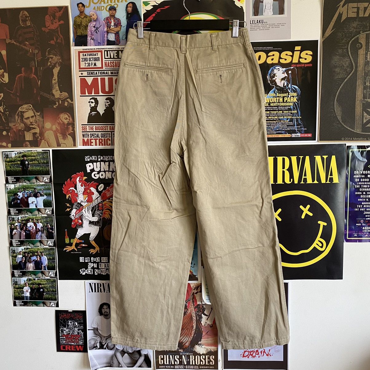 Uniqlo Vintage Uniqlo Chino Baggy Pants Size US 28 / EU 44 - 4 Thumbnail