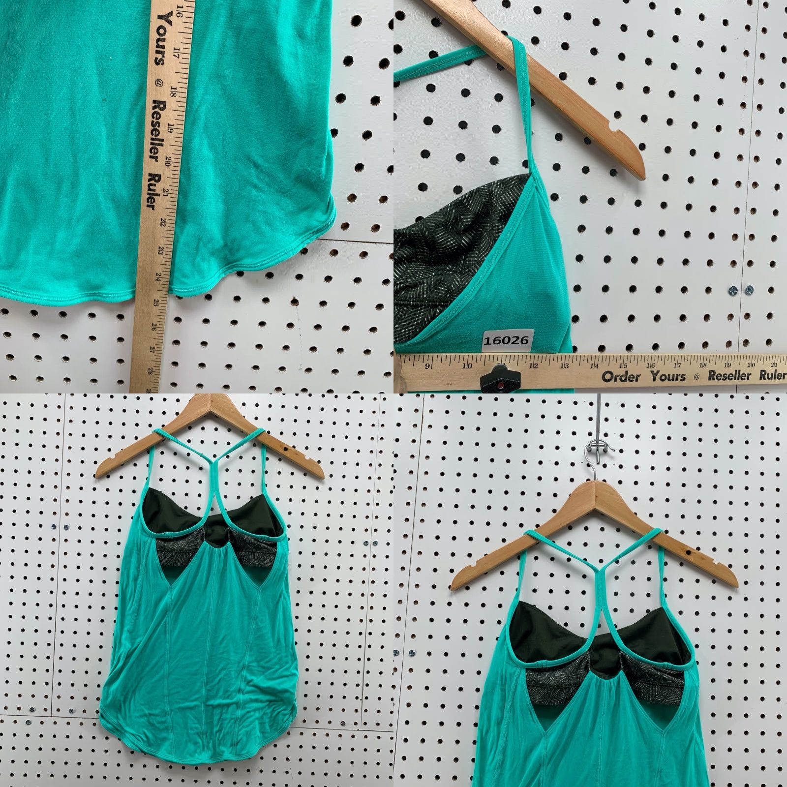 Lululemon VINTAGE Lululemon Tank Shirt Women 6 Green Yoga Strappy Roll Out Activewear Tank Top Adult Medium Green 90s Concert Sports Womens Size M / US 6-8 / IT 42-44 - 8 Thumbnail