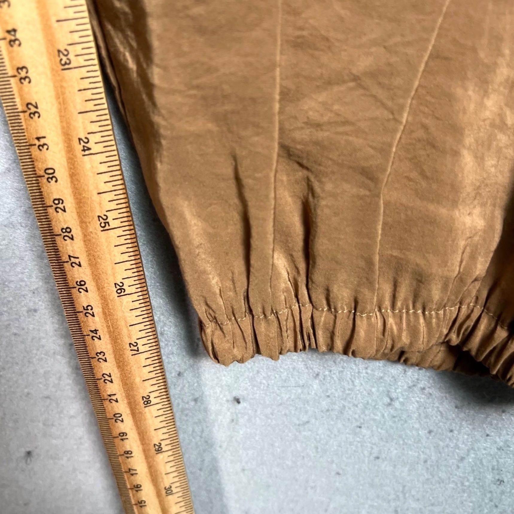 Vintage Maison D'Amélie Adult Womens Medium Brown Cargo Pants With Elastic Cuffs Size 32" / US 10 / IT 46 - 7 Thumbnail