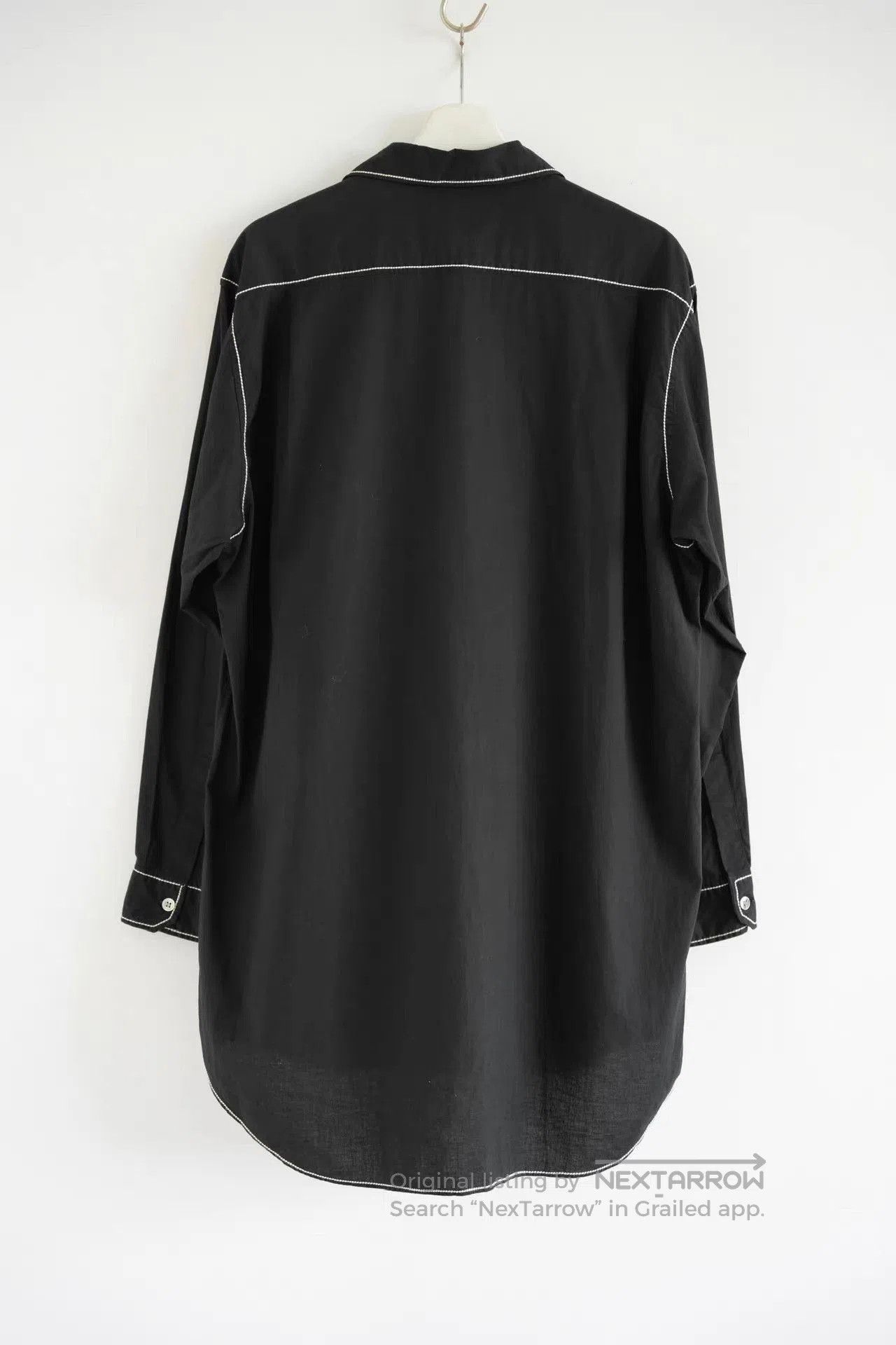 Yohji Yamamoto Black Long Sleeve Button. Size US M / EU 48-50 / 2 - 2 Thumbnail