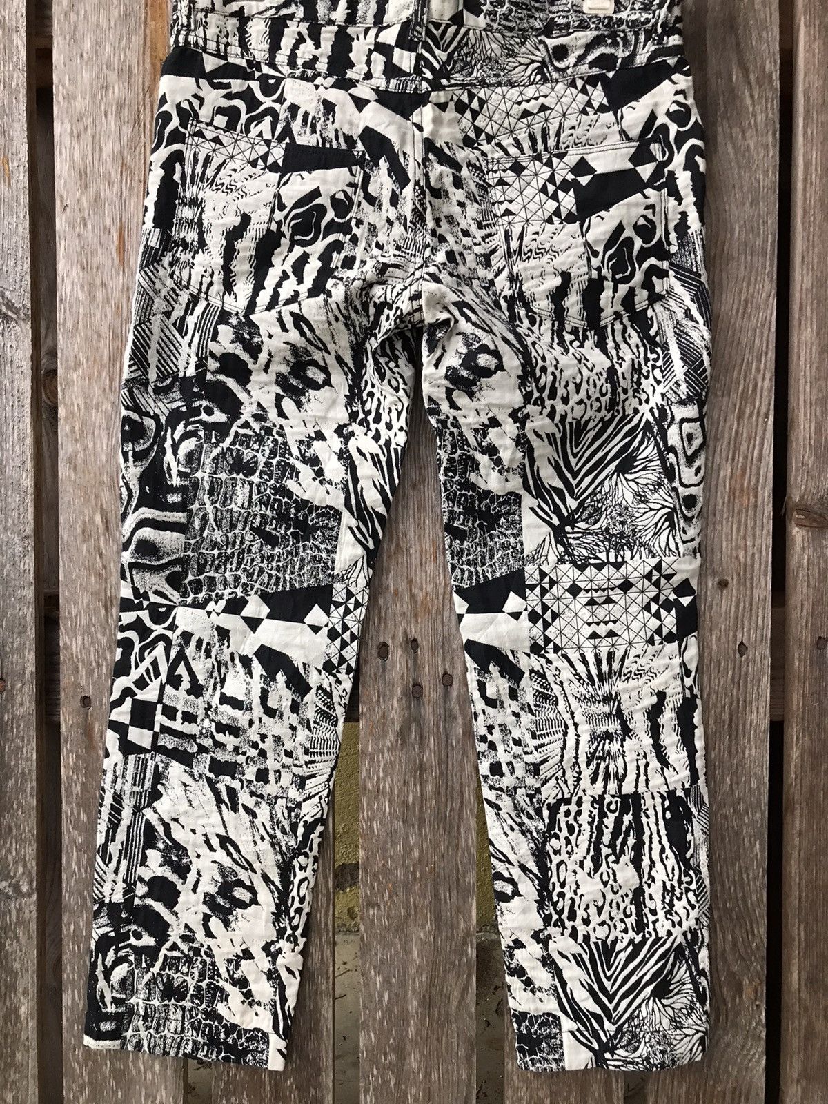 Diesel Black Gold Diesel Black Gold Punk Overprint Pant Size 30" / US 8 / IT 44 - 4 Thumbnail