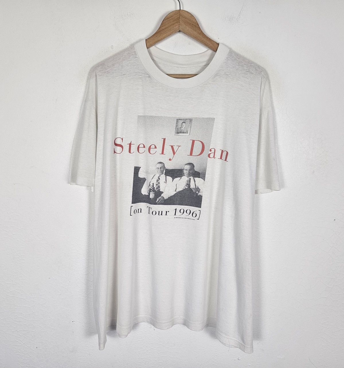 Vintage Vintage Steely Dan Tour 1996 photo tee shirt Size US XL / EU 56 / 4 - 3 Thumbnail