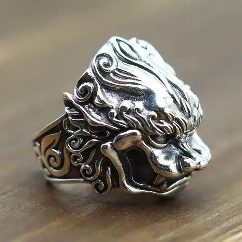 Other Adjustable Sterling Silver 925 Dragon Ring Size ONE SIZE - 1 Thumbnail
