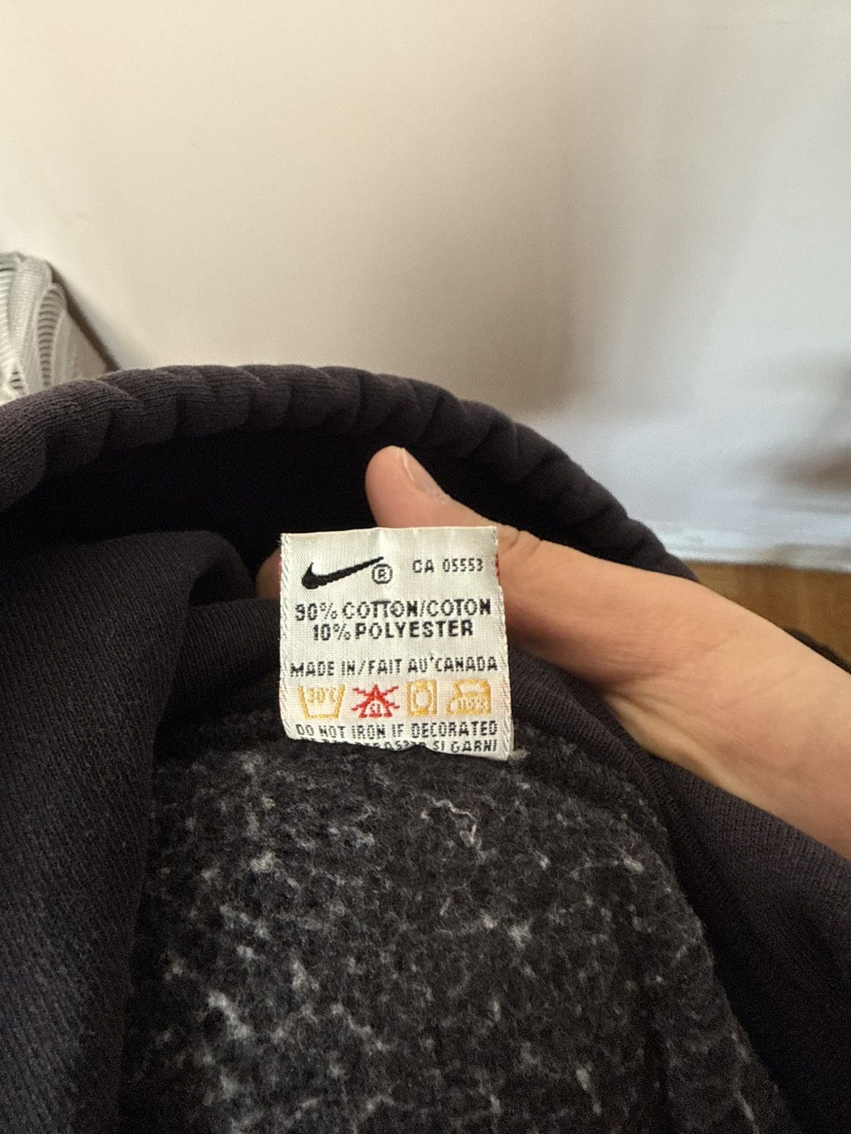Nike Vintage Nike Mid Check Spellout Hoodie Size US M / EU 48-50 / 2 - 5 Thumbnail