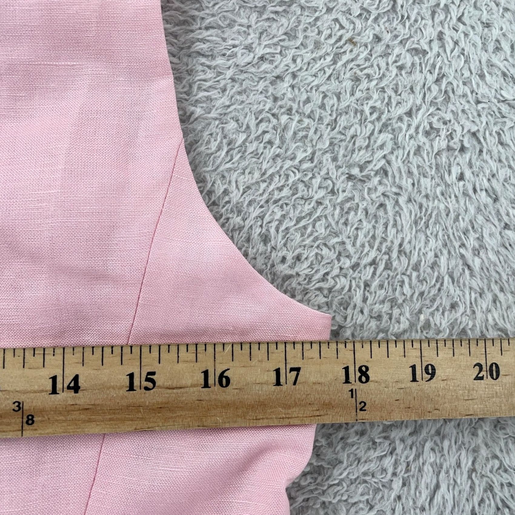 Vintage Tahari Lined Blouse Womens Petite 6P Pink Sleeveless Linen Blend Camisole Tank Shirt Womens Casual Size M / US 6-8 / IT 42-44 - 4 Thumbnail