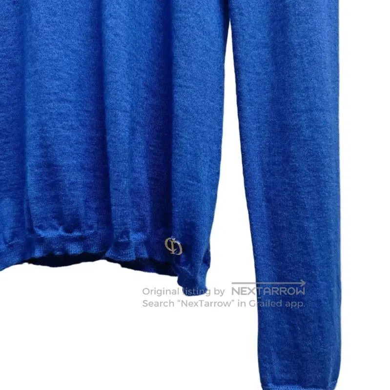 Dior Dior Women’s Blue Cashmere Blend Long Sleeve Sweater . Size S / US 4 / IT 40 - 7 Thumbnail