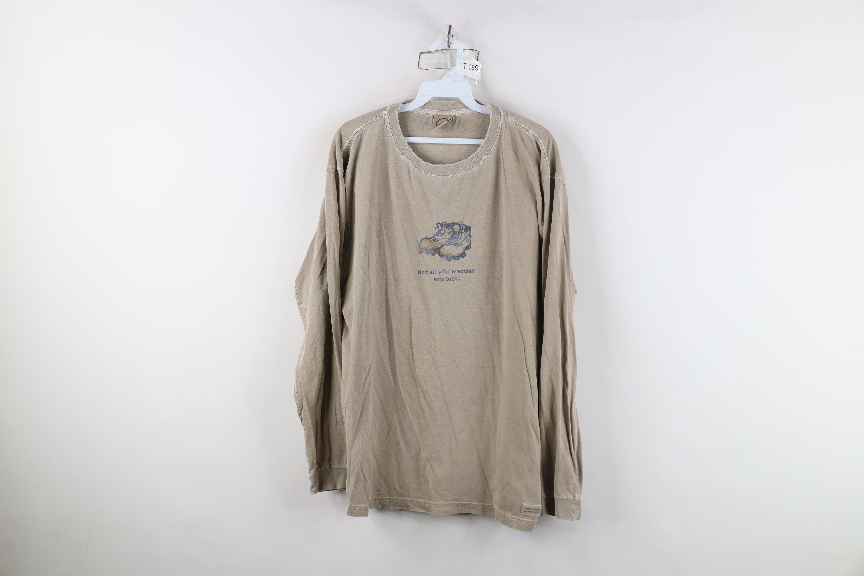 Life is Good Vintage Life Is Good Who Wander Are Lost Long Sleeve T-Shirt Size US L / EU 52-54 / 3 - 1 Thumbnail