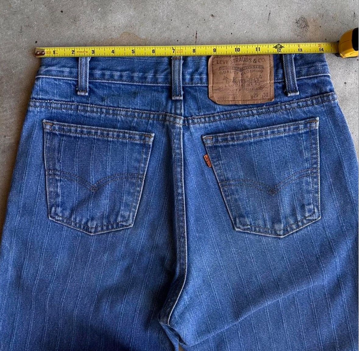 Levi's rare Pin Stripe, Orange Tab Levi’s’ Size US 29 - 6 Thumbnail