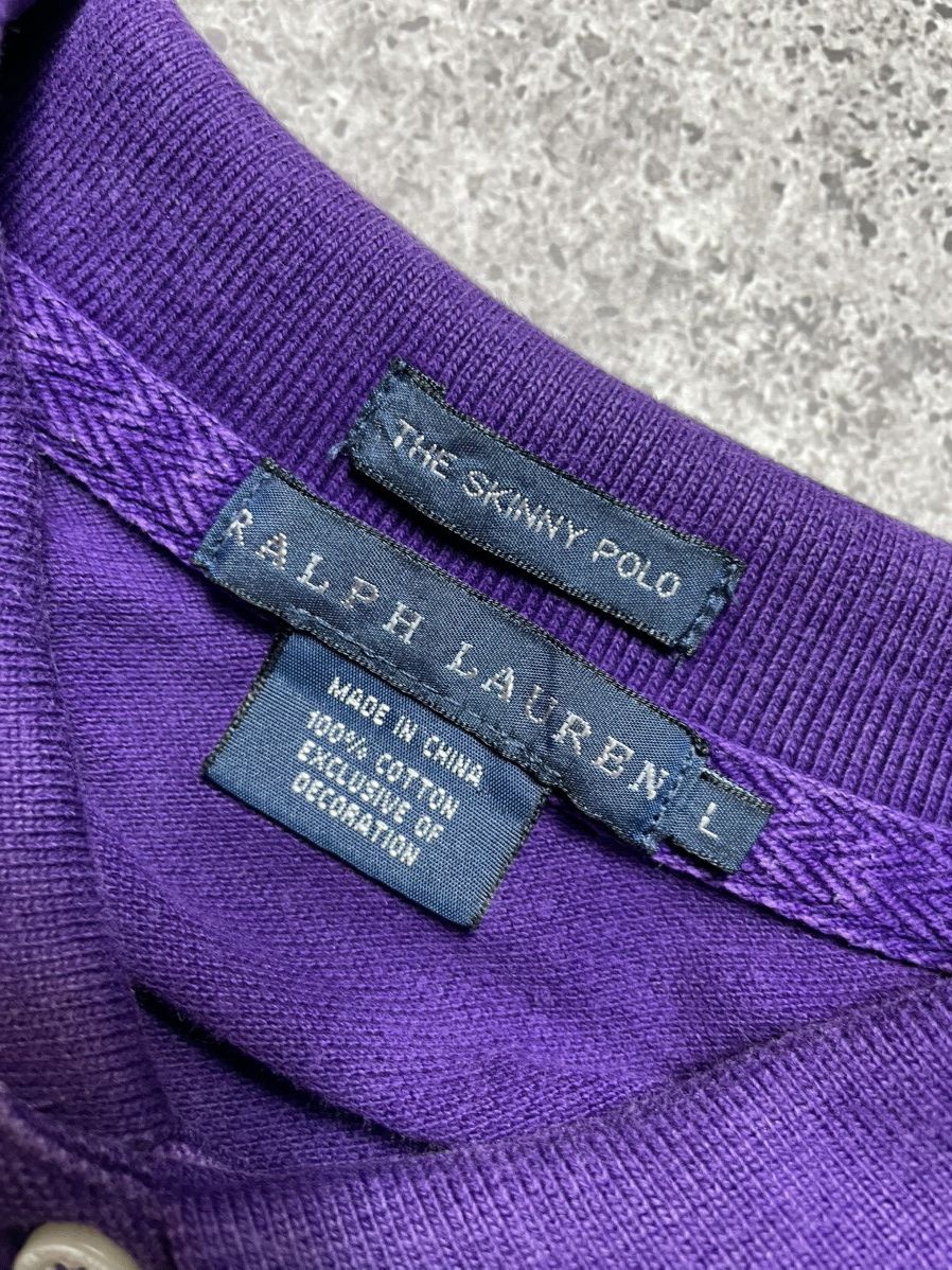 Ralph Lauren Vintage Ralph Lauren purple polo shirt woman Size L / US 10 / IT 46 - 5 Thumbnail