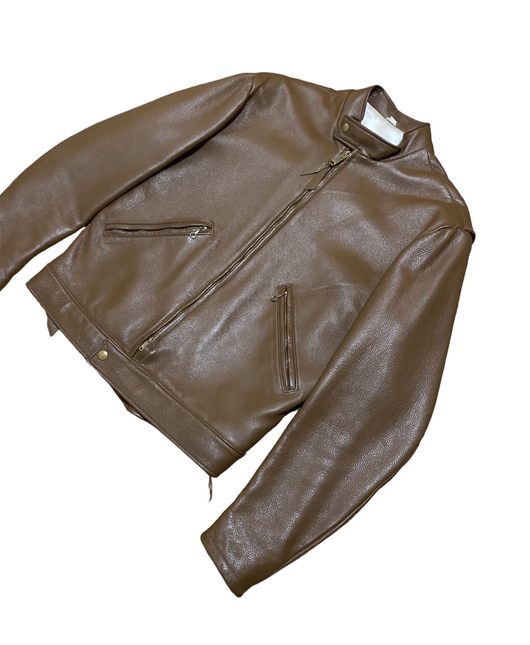 Vintage Rare Vintage 60s Mid Western Sport Togs Deerskin Cafe Racer Size US L / EU 52-54 / 3 - 3 Thumbnail