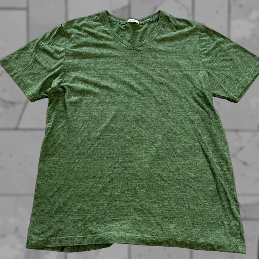 Vintage VINTAGE Local Green Tee V-Neck Mens XL Green Shirt Size US XL / EU 56 / 4 - 1 Thumbnail