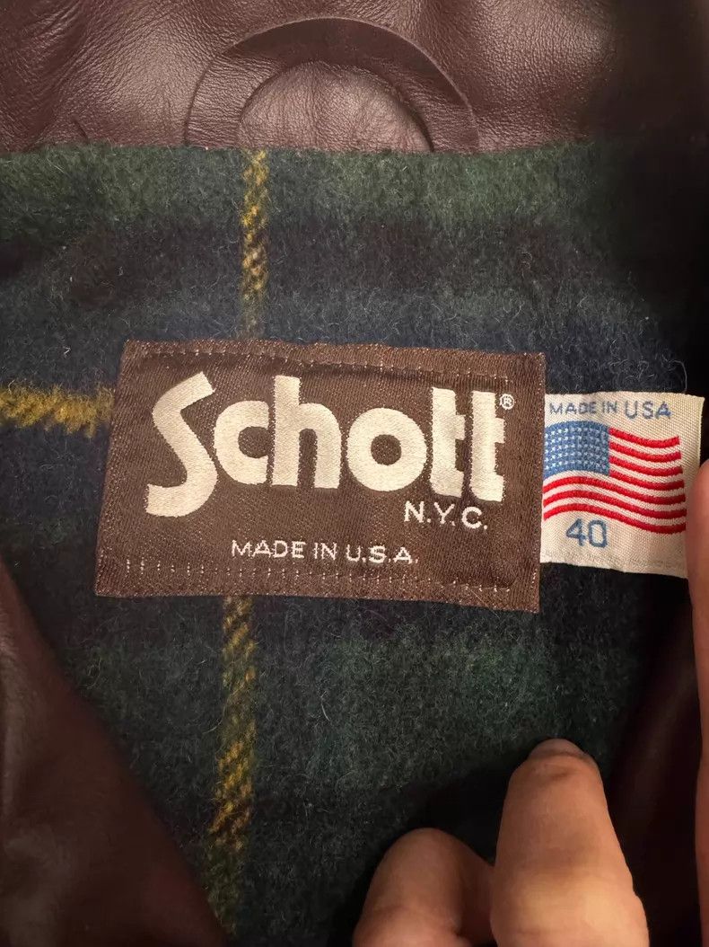 Schott Schott Co-branded American vintage biker jacket Size US L / EU 52-54 / 3 - 6 Thumbnail