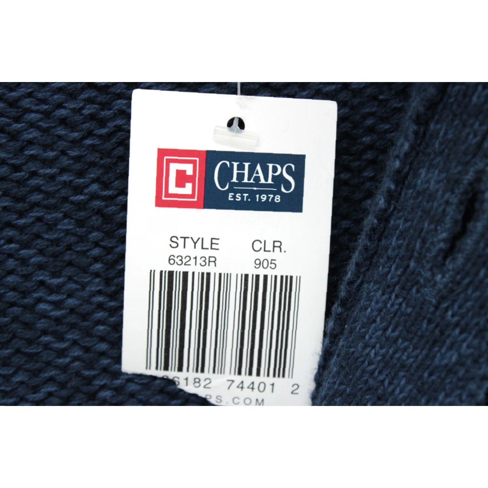 Chaps CHAPS Sweater Mens Large Blue Henley Mock Neck Heavy NWT Elbow Patches Hiking Shirt Mens Christmas? Size US L / EU 52-54 / 3 - 6 Thumbnail