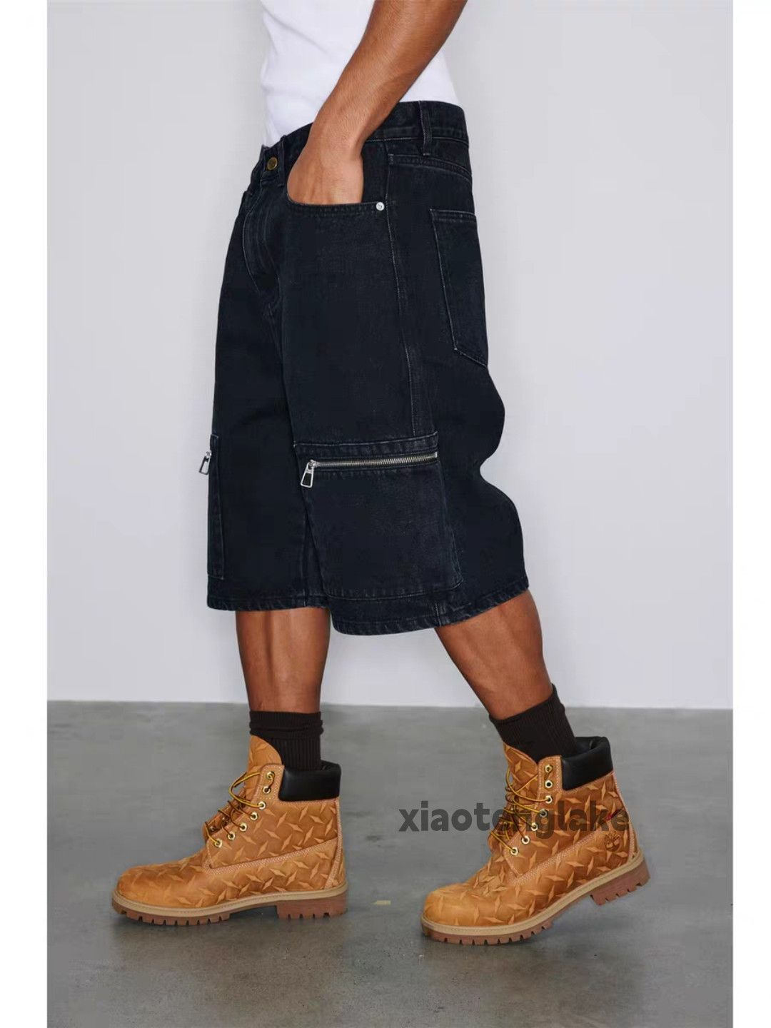 Jean × Vintage Utility skate hiphop outdoor denim carpenter shorts Size US 34 / EU 50 - 9 Thumbnail
