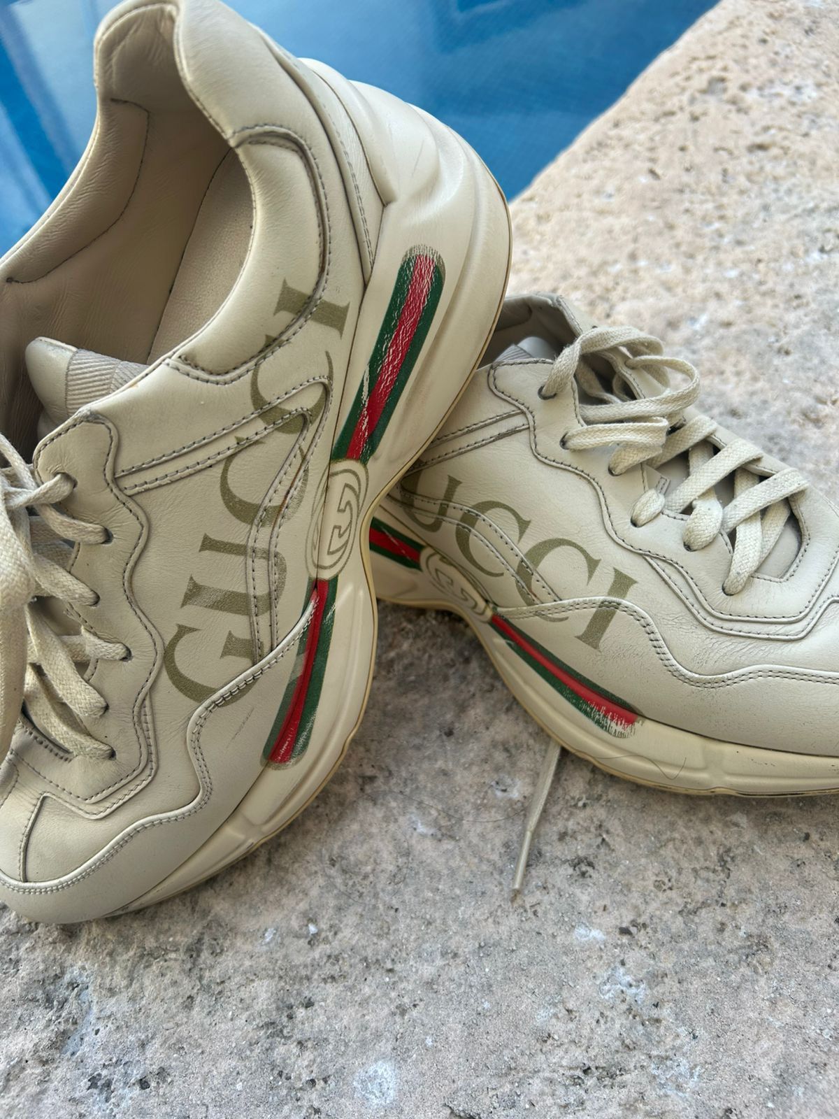 Gucci Gucci Rython logo print Size US 8.5 / IT 38.5 - 2 Thumbnail
