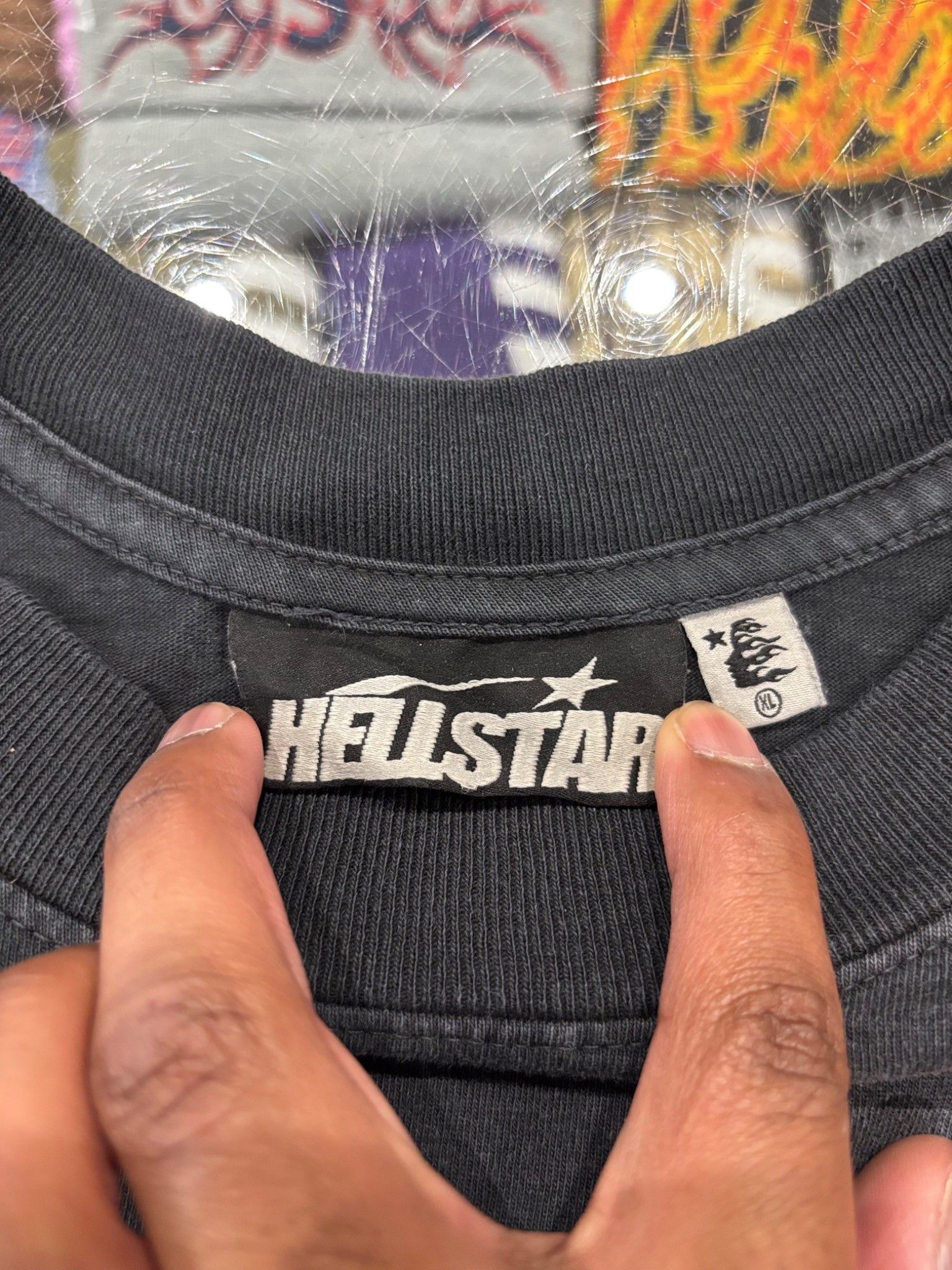 HELLSTAR Hellstar Sports Core Gel Logo Shirt Black/Red Size US XL / EU 56 / 4 - 4 Thumbnail