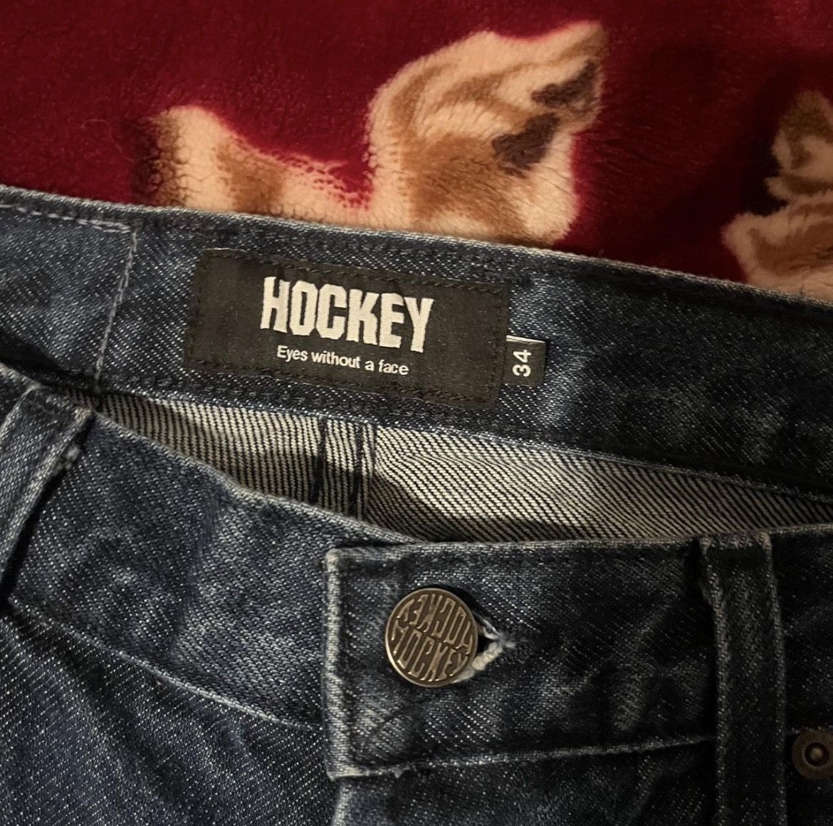 Hockey Skateboards Hockey blue denim jeans Size US 34 / EU 50 - 3 Thumbnail