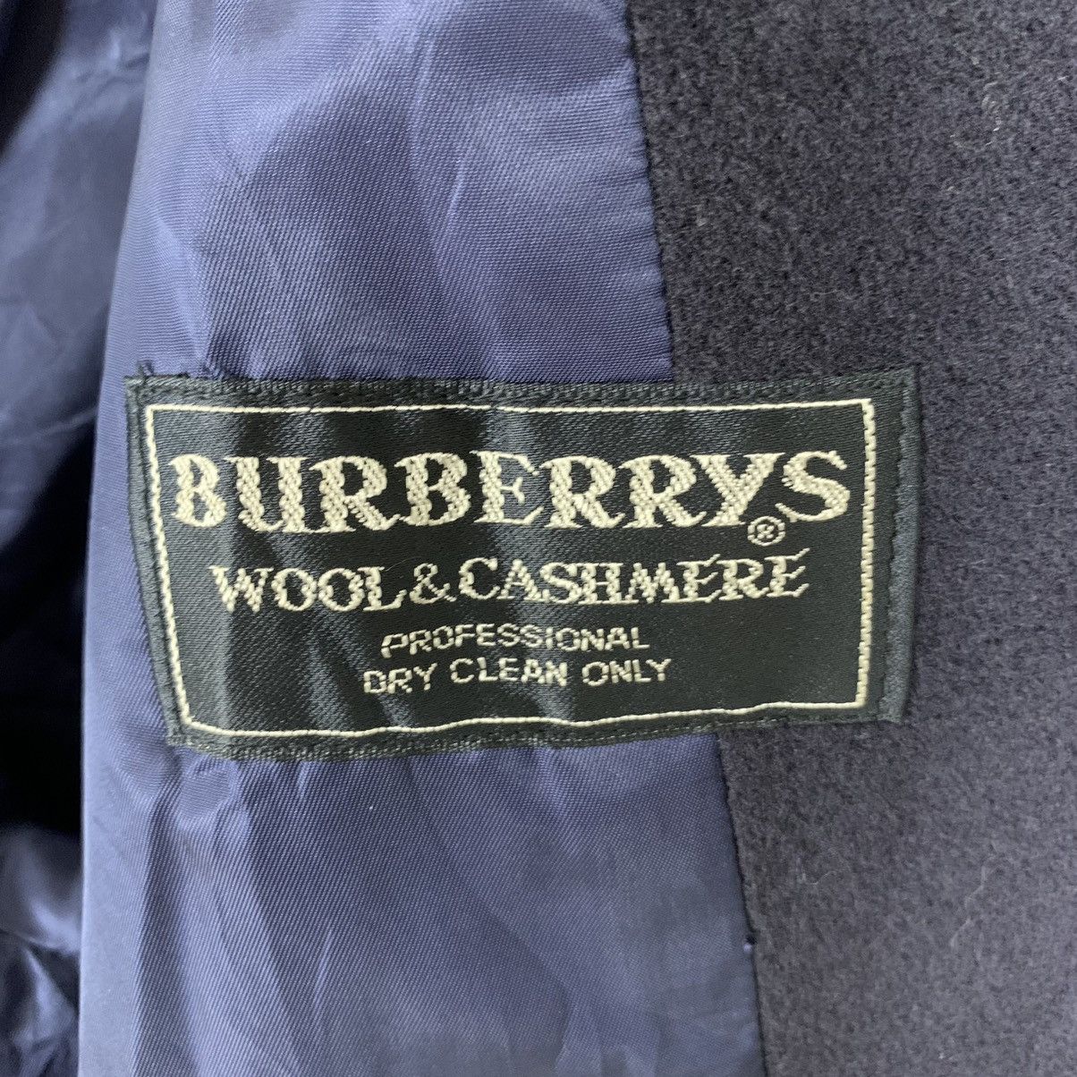 Burberry × Vintage Vintage Burberry Peacoat Wool Coat Size S / US 4 / IT 40 - 16 Thumbnail