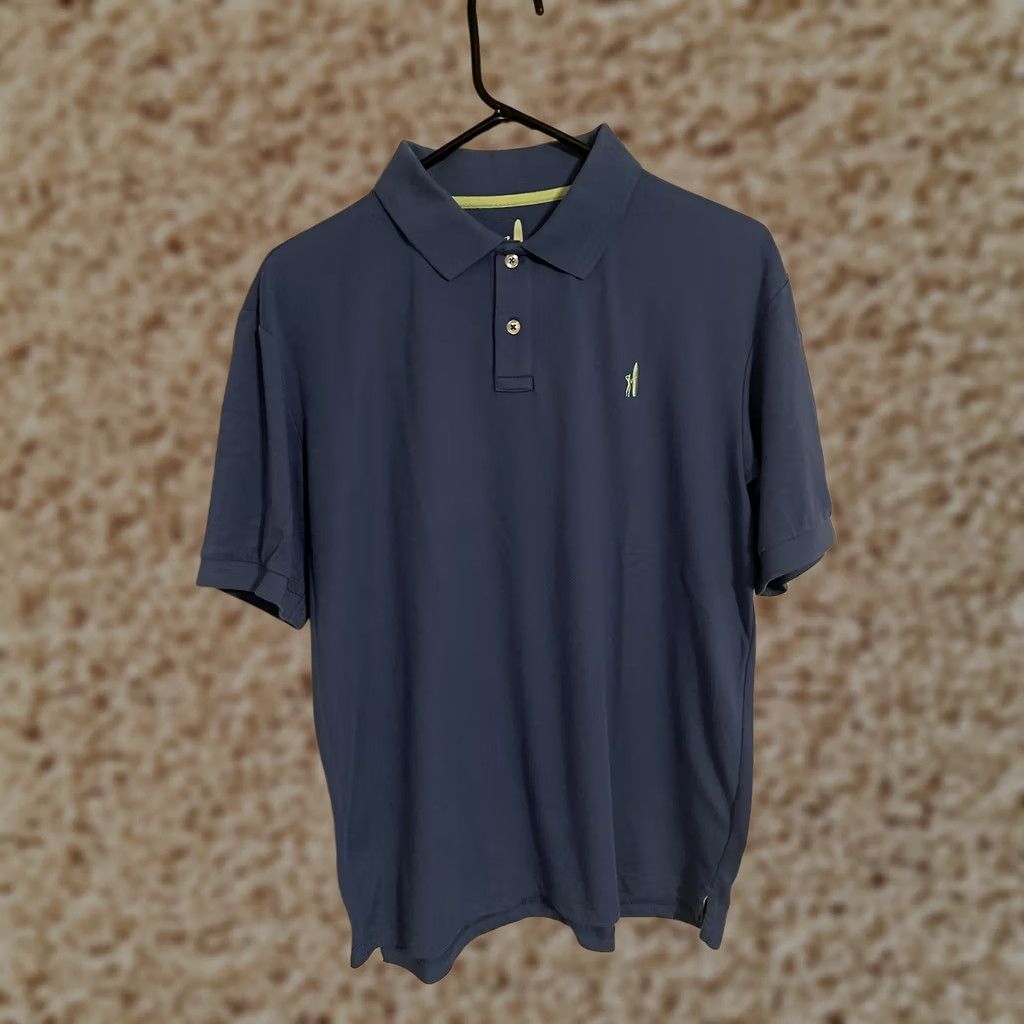 johnnie-O johnnie-O Polo Shirt Men's Medium Blue Golf Prep-Formance Riptide S/S Size US M / EU 48-50 / 2 - 1 Thumbnail