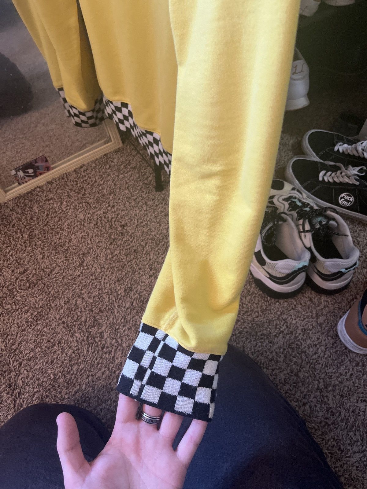 Golf Wang GOLF Taxi Crewneck (Yellow) Size US M / EU 48-50 / 2 - 5 Thumbnail