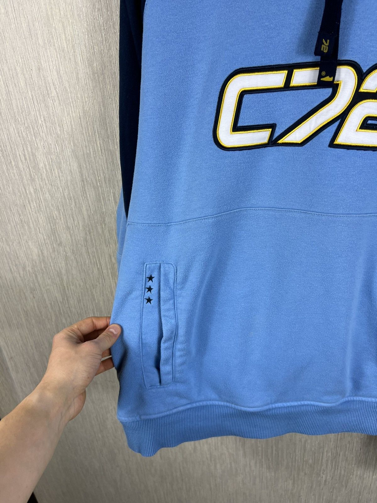 Corteiz × Nike Vintage Nike Cortez C72 y2k baby blue hoodie Size US L / EU 52-54 / 3 - 9 Thumbnail
