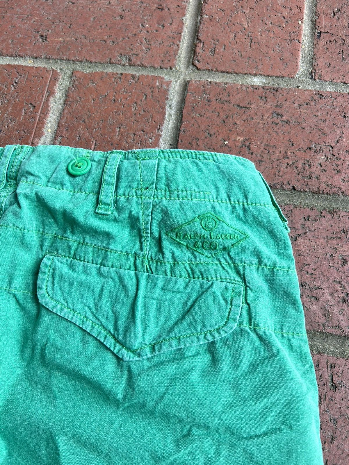 Polo Ralph Lauren Vintage Polo Ralph Lauren rare surplus green cargo shorts Size US 30 / EU 46 - 4 Thumbnail