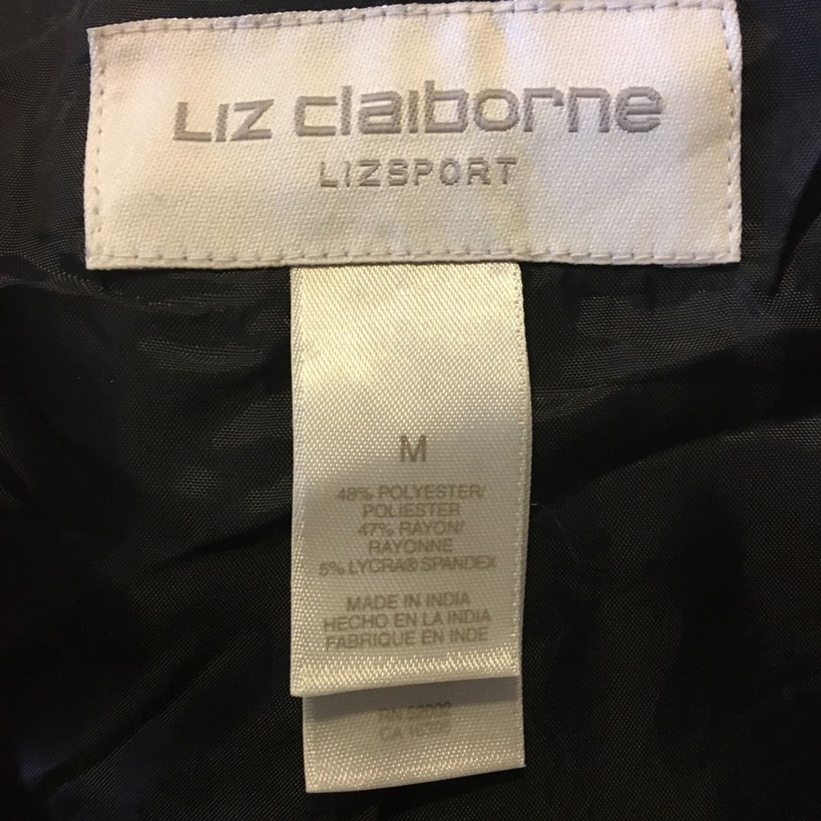 Other Liz Claiborne Lizsport LW black lined jacket M Size M / US 6-8 / IT 42-44 - 8 Thumbnail