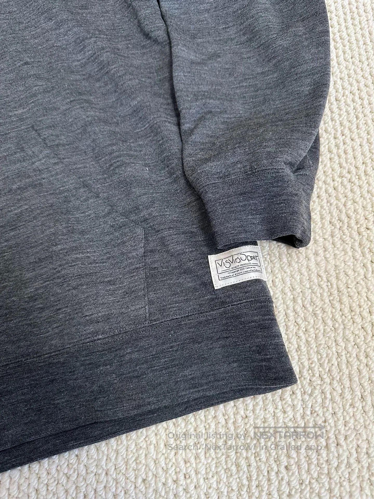 Visvim visvim gray athletic wool hoodie size 2. Size US M / EU 48-50 / 2 - 2 Thumbnail